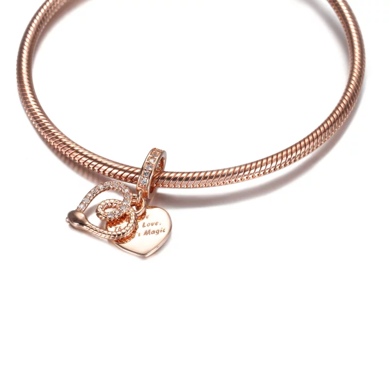 (image pour) Charm Pendant PANDORA Amour - 789086C01 - Afficher 5