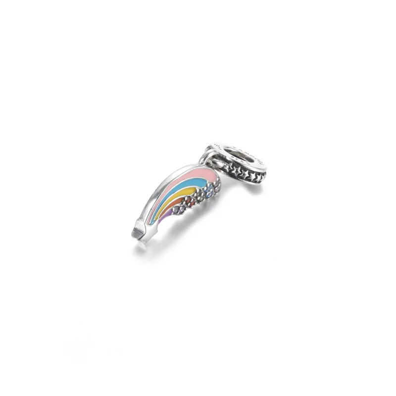(image pour) Charm Pendant PANDORA Arc-En-Ciel Multicolore - 799351C01 - Afficher 4