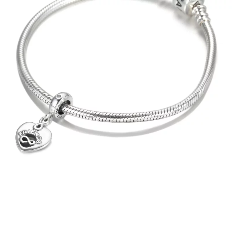 (image pour) Charm Pendant PANDORA Cœur Amis Pour Toujours - 799294C01 - Afficher 5