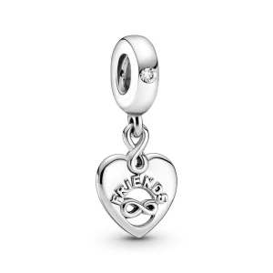 Charm Pendant PANDORA Cœur Amis Pour Toujours - 799294C01 (image pour) Charm Pendant PANDORA Cœur Amis Pour Toujours - 799294C01