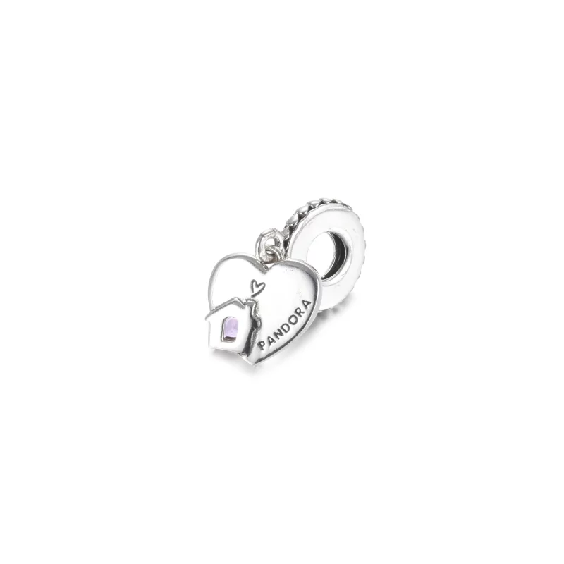 (image pour) Charm Pendant PANDORA Cœur Ma Maison Adorée - 799324C01 - Afficher 5