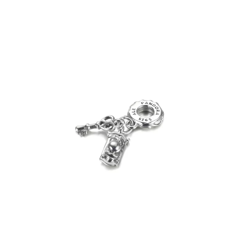 (image pour) Charm Pendant PANDORA Disney Alice au Pays des Merveilles Clé & Poignée de Porte - Afficher 2