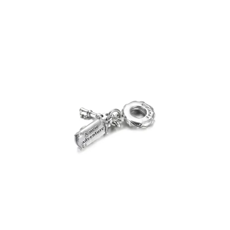 (image pour) Charm Pendant PANDORA Disney Alice au Pays des Merveilles Clé & Poignée de Porte - Afficher 3