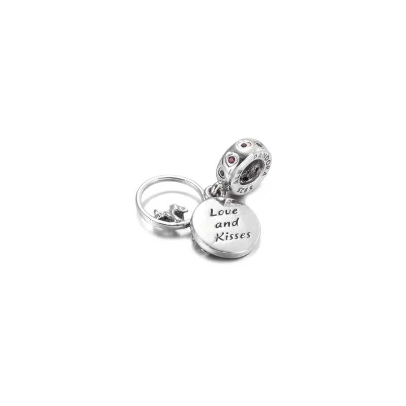 (image pour) Charm Pendant PANDORA Disney Mickey & Minnie Amour et Baisers - 799298C01 - Afficher 4