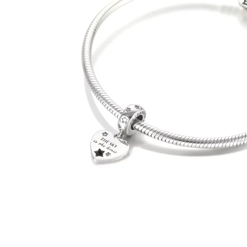 (image pour) Charm Pendant PANDORA Félicitations Cœur & Étoiles - 799323C01 - Afficher 5