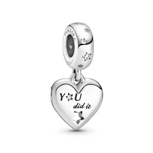 (image pour) Charm Pendant PANDORA Félicitations Cœur & Étoiles - 799323C01