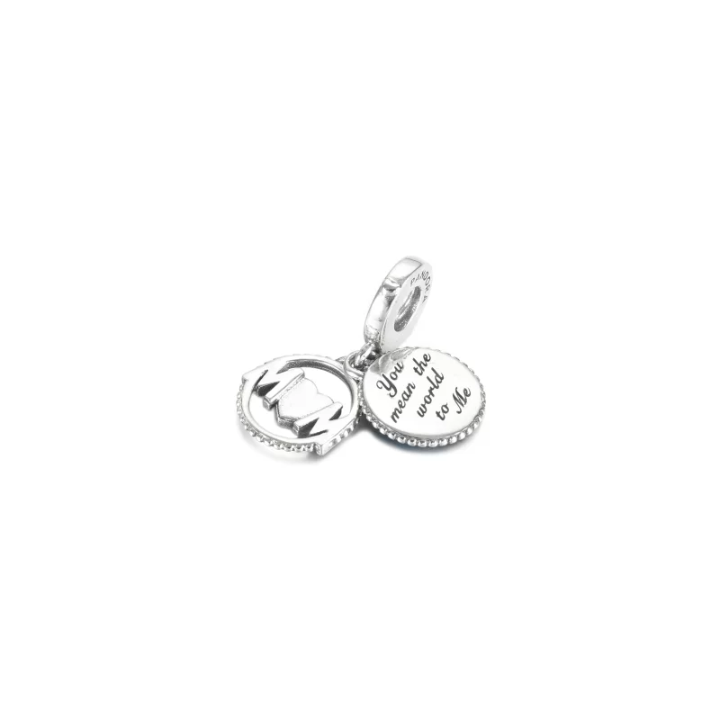 (image pour) Charm Pendant PANDORA Globe Étincelant Mum (Maman) - 799368C01 - Afficher 4