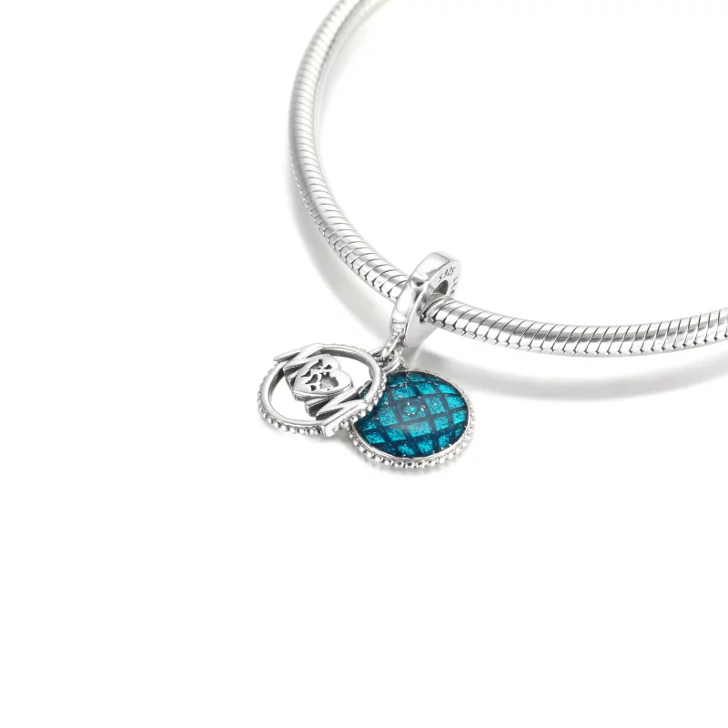 (image pour) Charm Pendant PANDORA Globe Étincelant Mum (Maman) - 799368C01 - Afficher 5