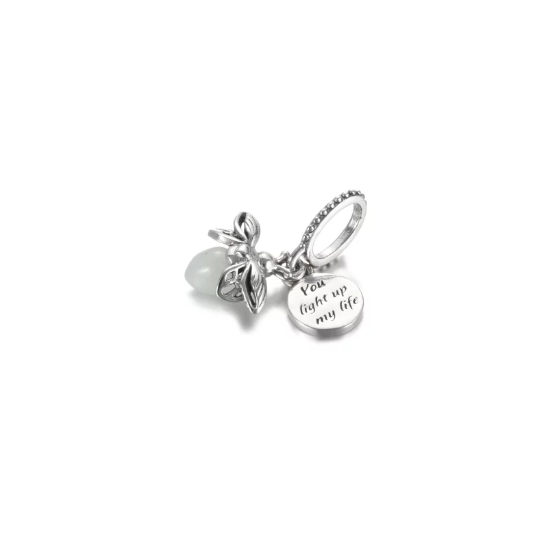 (image pour) Charm Pendant PANDORA Luciole Phosphorescente - 799352C01 - Afficher 2