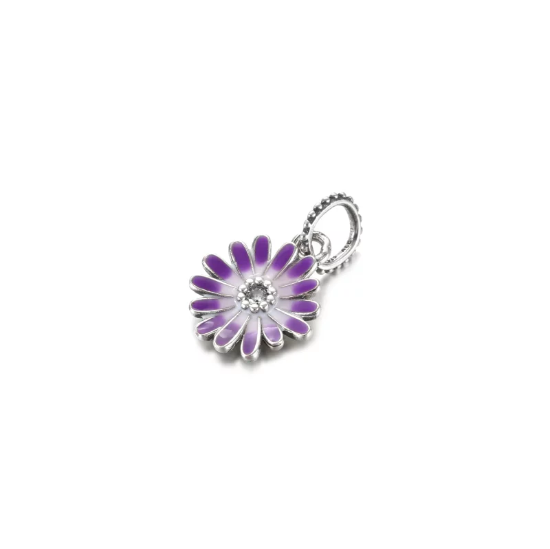 (image pour) Charm Pendant PANDORA Marguerite Violette - 798771C01 - Afficher 2