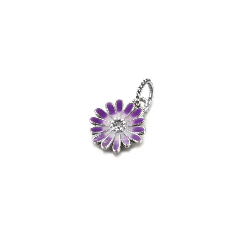 (image pour) Charm Pendant PANDORA Marguerite Violette - 798771C01 - Afficher 3