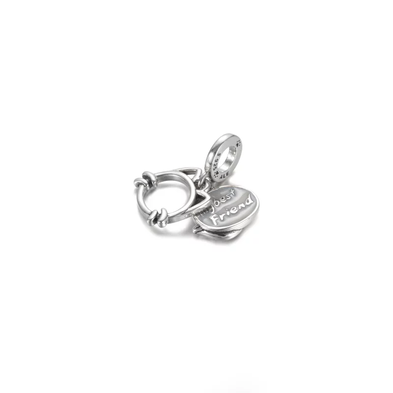 (image pour) Charm Pendant PANDORA Mon Chat - 799329C01 - Afficher 2