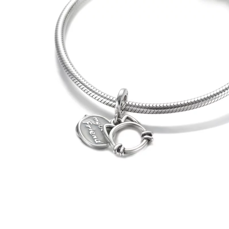 (image pour) Charm Pendant PANDORA Mon Chat - 799329C01 - Afficher 5