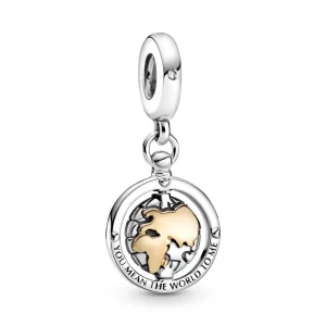 (image pour) Charm Pendant PANDORA Monde Pivotant - 799303C01