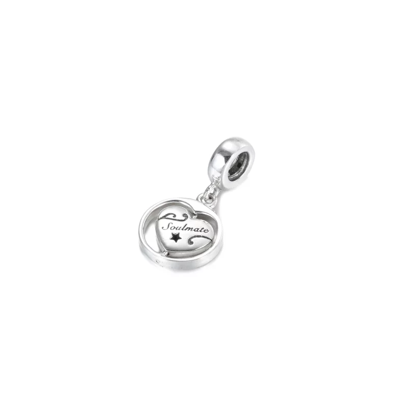 (image pour) Charm Pendant PANDORA Pivotant Mon Âme Sœur Pour Toujours & À Jamais - 799266C01 - Afficher 3