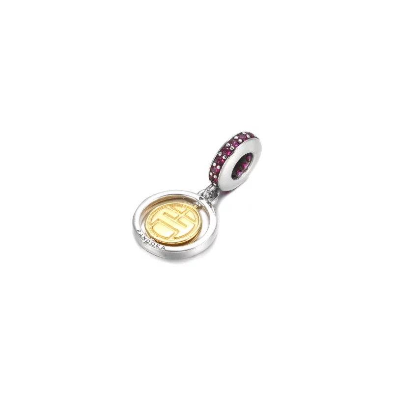 (image pour) Charm Pendant PANDORA Porte Bonheur Pivotant - 769282C01 - Afficher 3