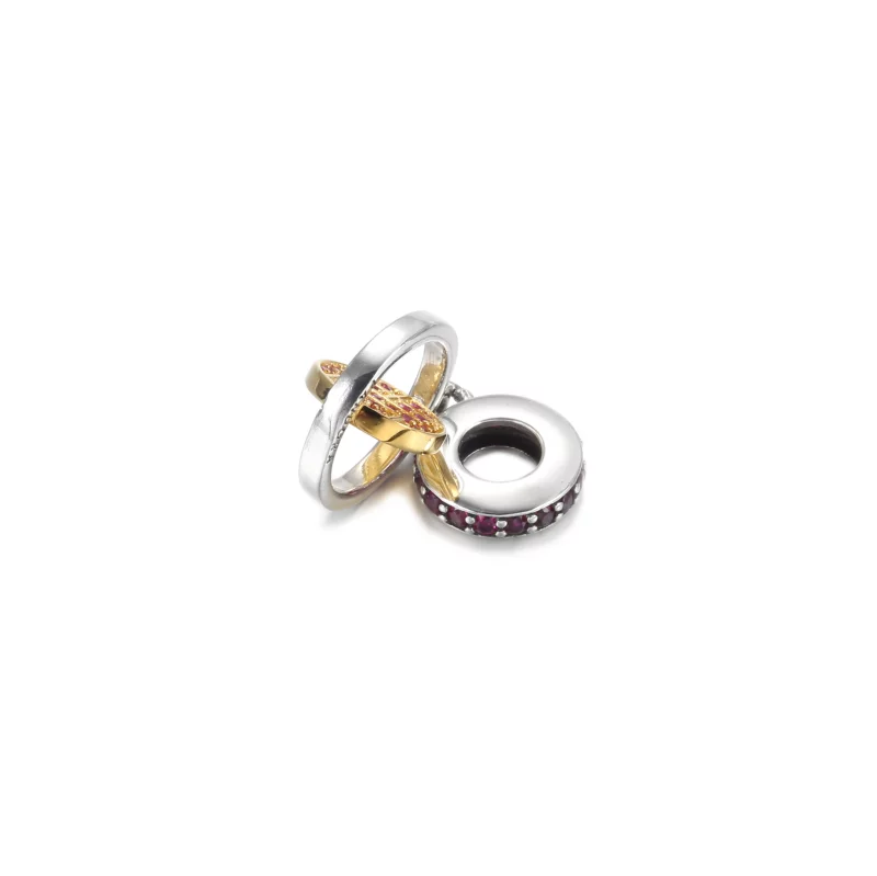 (image pour) Charm Pendant PANDORA Porte Bonheur Pivotant - 769282C01 - Afficher 4