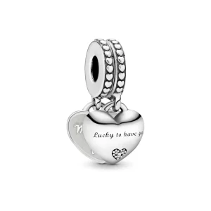 (image pour) Charm Pendant PANDORA Séparable Belle-Fille & Belle-Mère - 799321C01