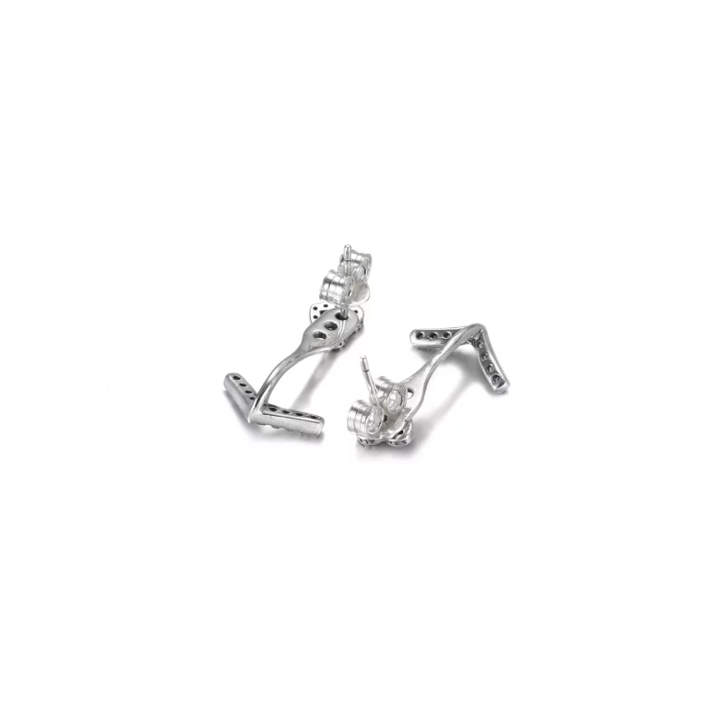 (image pour) Clous d’Oreilles PANDORA Cœur Vœu Scintillant - 299280C01 - Afficher 5