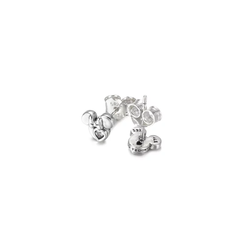 (image pour) Clous d’Oreilles PANDORA Disney Portrait de Mickey et Minnie - 299258C01 - Afficher 4