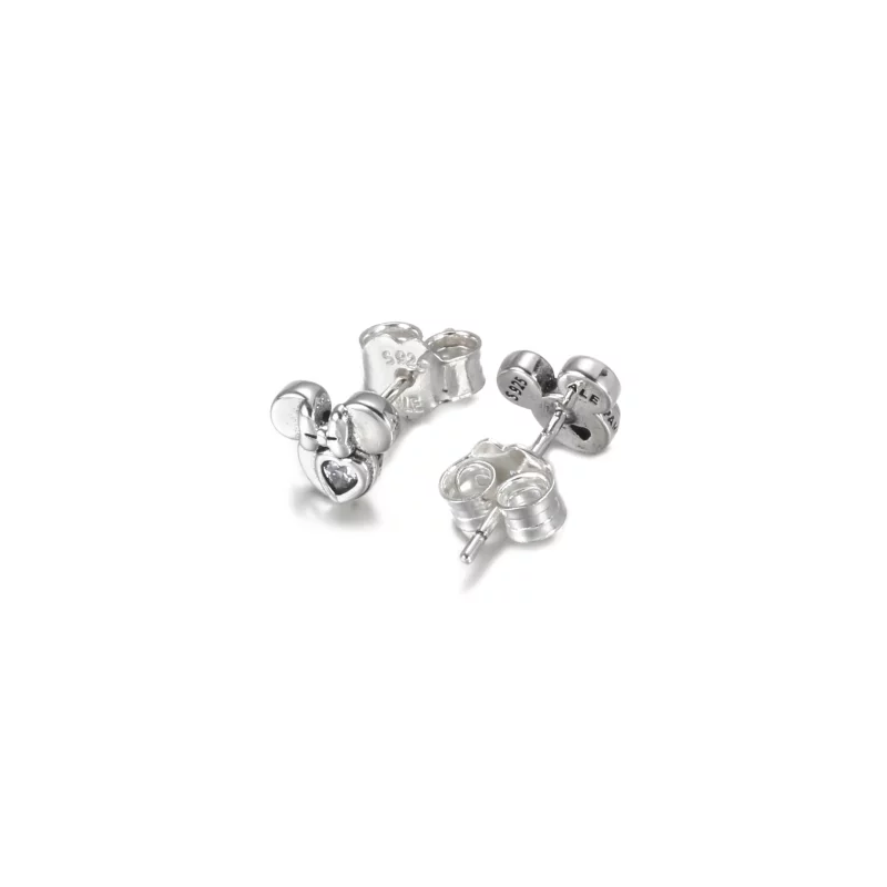 (image pour) Clous d’Oreilles PANDORA Disney Portrait de Mickey et Minnie - 299258C01 - Afficher 5