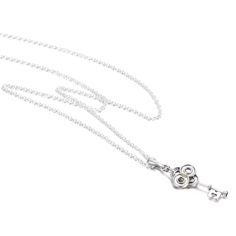 (image pour) Collier PANDORA Clé et Fleur Bicolore - 399339C01 - Afficher 3