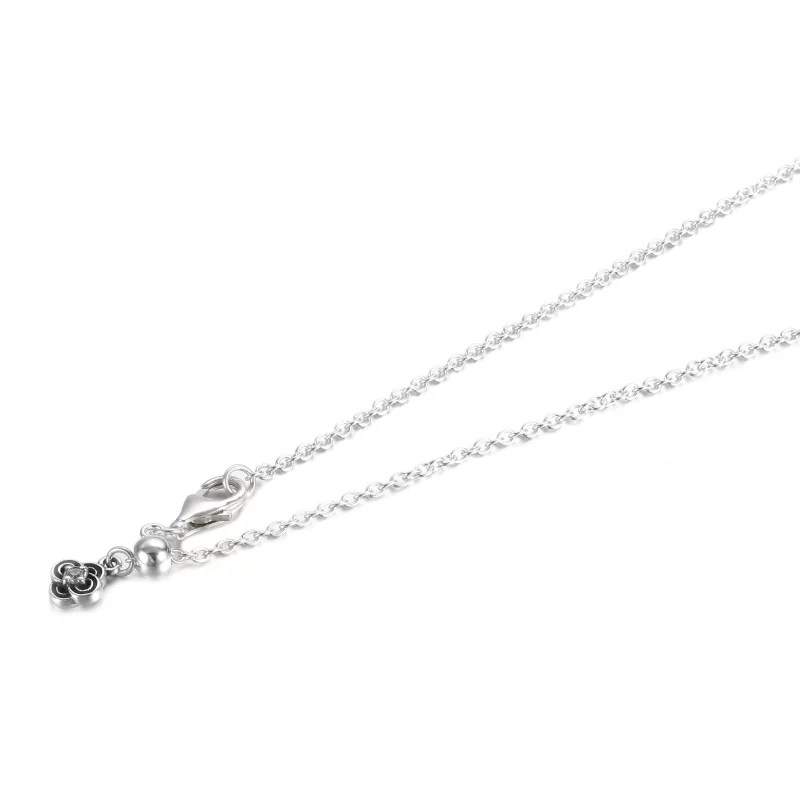(image pour) Collier PANDORA Clé et Fleur Bicolore - 399339C01 - Afficher 4