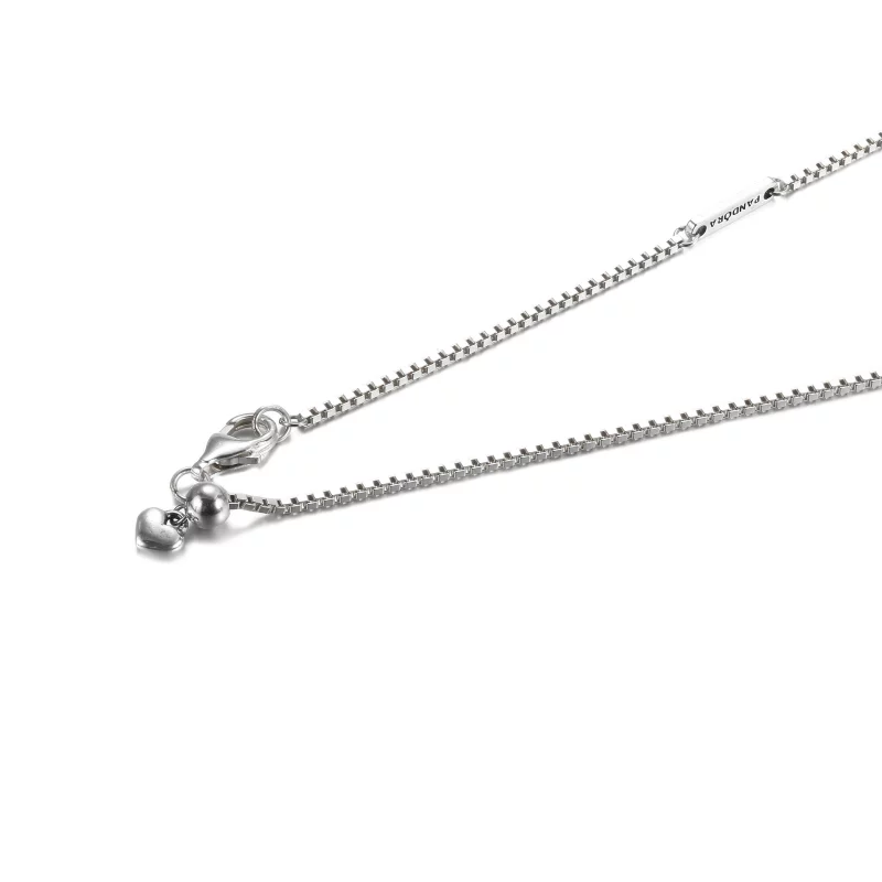(image pour) Collier PANDORA Cœur Vœu Scintillant - 399273C01 - Afficher 4