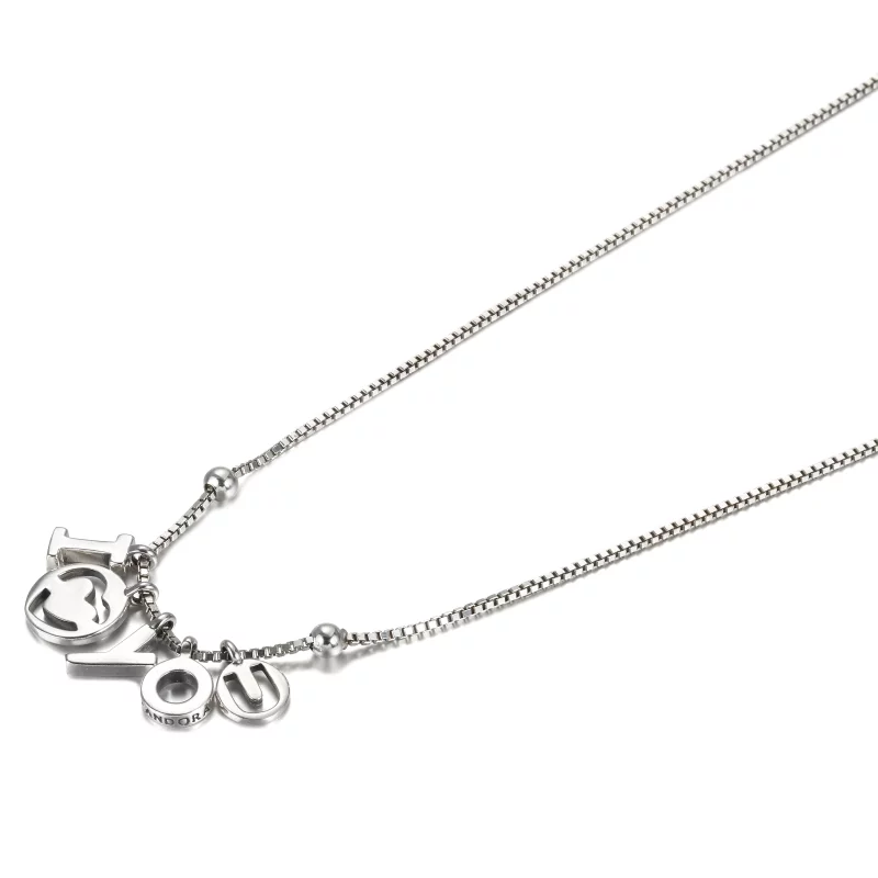 (image pour) Collier PANDORA I Love You - 396580-60 - Afficher 2