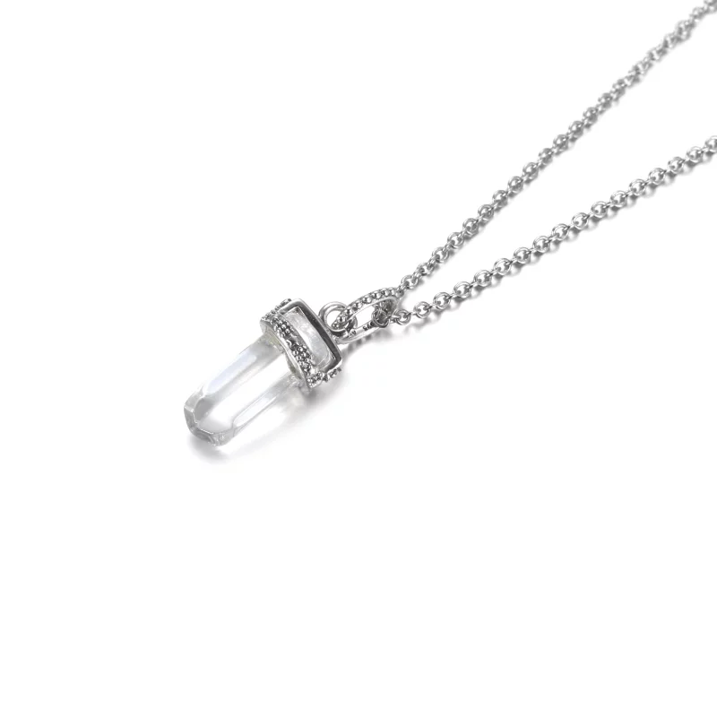 (image pour) Collier PANDORA Pendentif Amulette Blanc - 399185C03 - Afficher 4