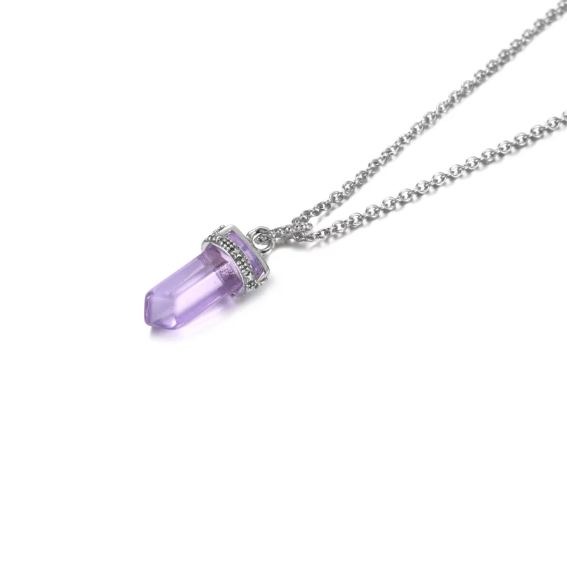 (image pour) Collier PANDORA Pendentif Amulette Blanc - 399185C03 - Afficher 6