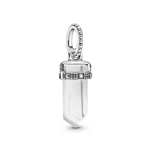 (image pour) Collier PANDORA Pendentif Amulette Blanc - 399185C03