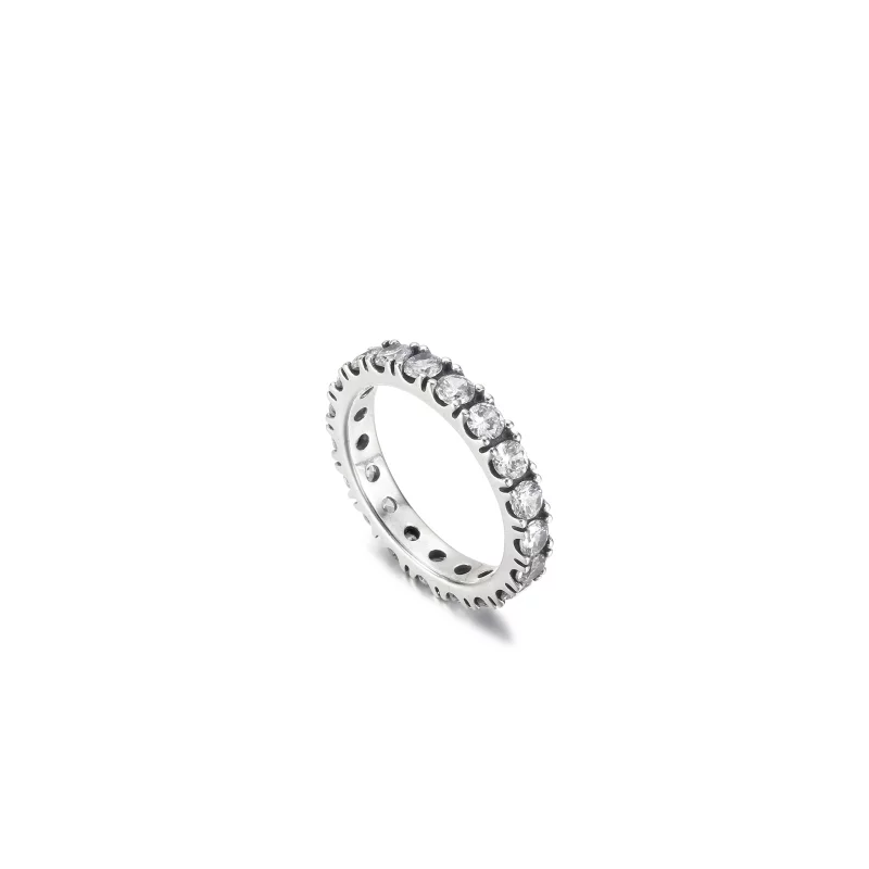 (image pour) Bague d'éternité PANDORA Sparkling Row - 190050C01 - Afficher 5
