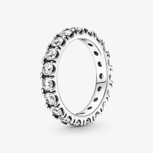 (image pour) Bague d'éternité PANDORA Sparkling Row - 190050C01