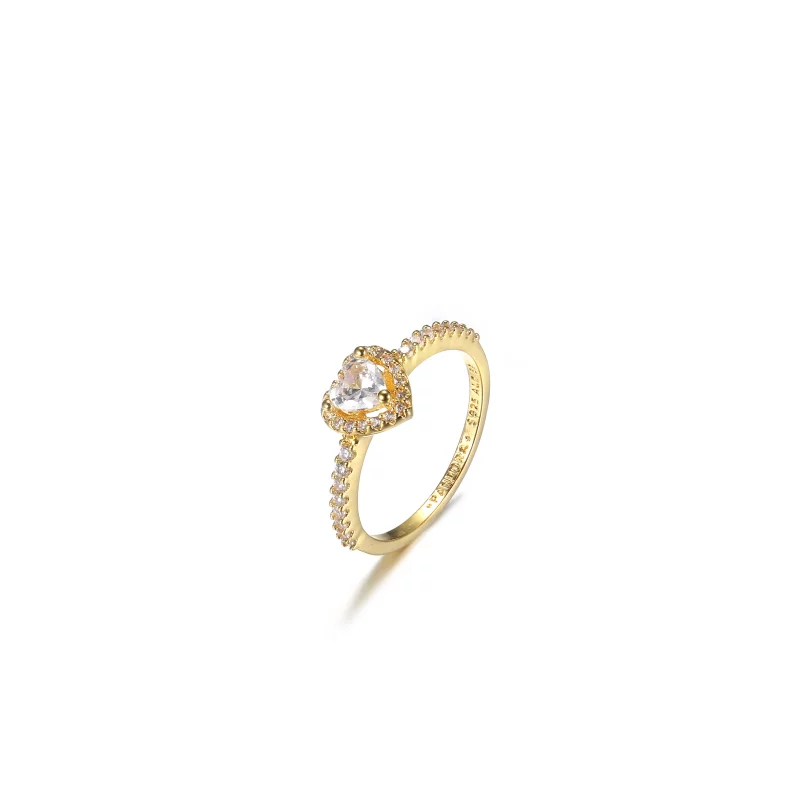 (image pour) Bague PANDORA Cœur surélevé - 159139C01 - Afficher 2