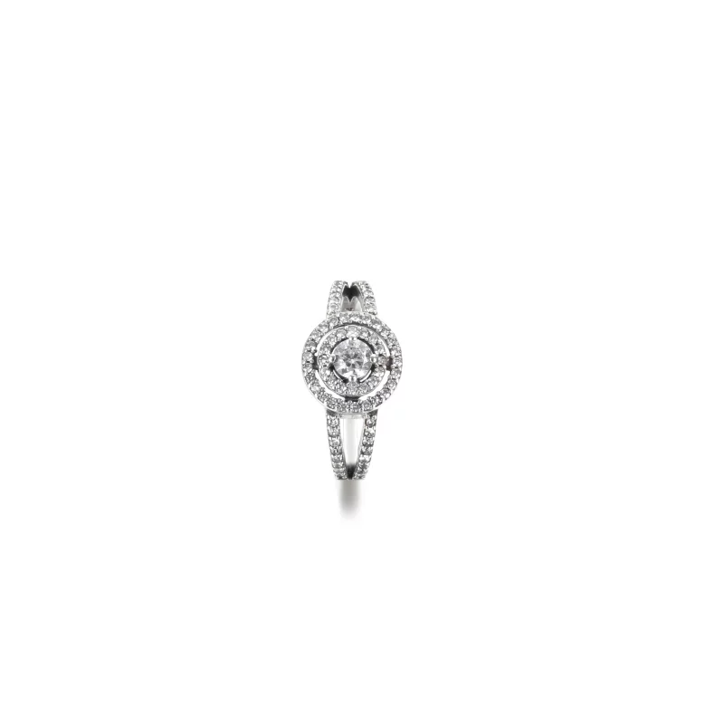 (image pour) Bague PANDORA Double Halo Scintillante - 199408C01 - Afficher 5