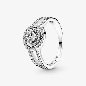 (image pour) Bague PANDORA Double Halo Scintillante - 199408C01