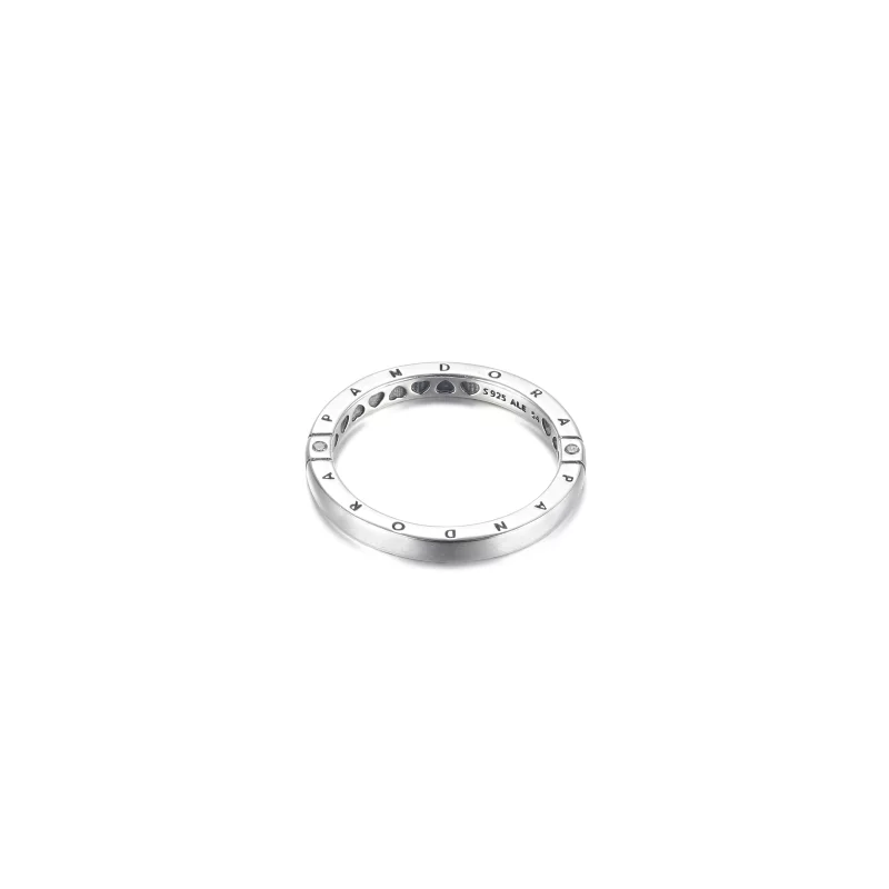 (image pour) Bague PANDORA Logo & Hearts - 199482C01 - Afficher 5