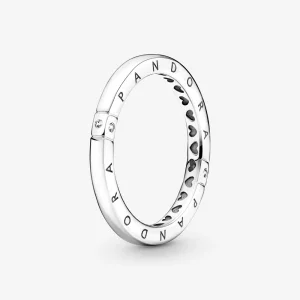 (image pour) Bague PANDORA Logo & Hearts - 199482C01