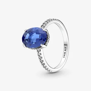 (image pour) Bague PANDORA Sparkling Statement Halo - 190056C01