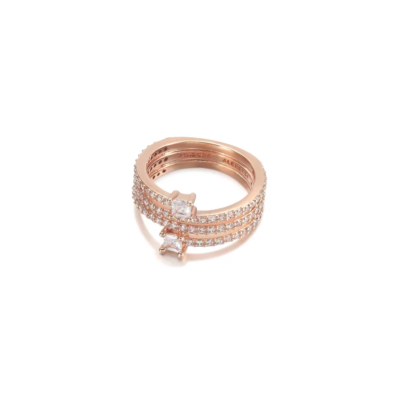 (image pour) Bague PANDORA Triple Spiral - 180051C01 - Afficher 4
