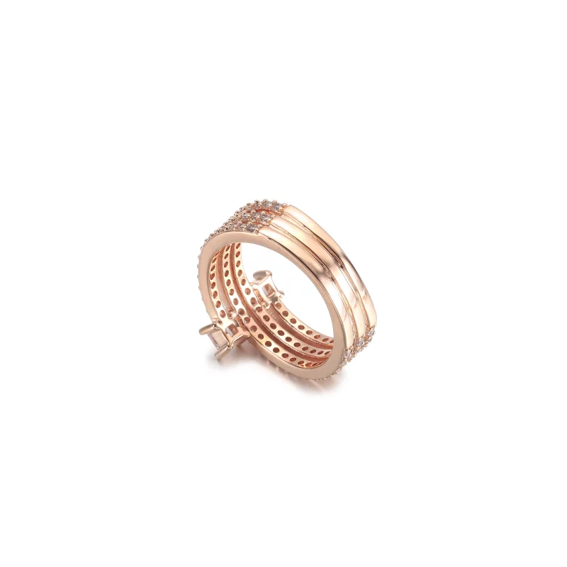 (image pour) Bague PANDORA Triple Spiral - 180051C01 - Afficher 5