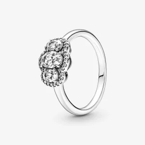 (image pour) Bague vintage à trois pierres PANDORA - 190049C01