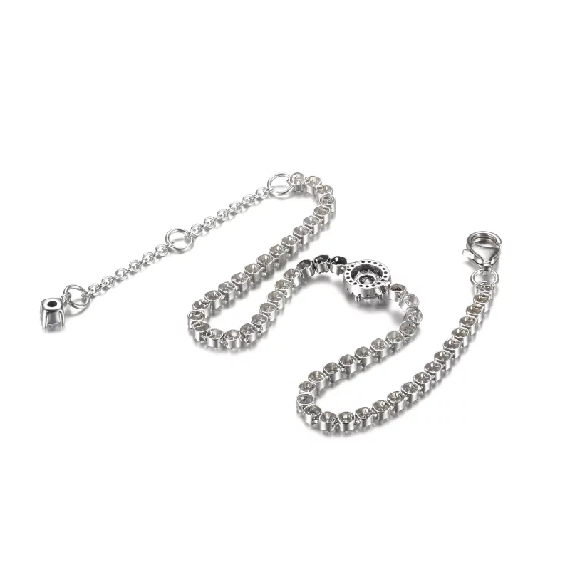 (image pour) Bracelet de tennis PANDORA Sparkling Halo - 599416C01 - Afficher 4