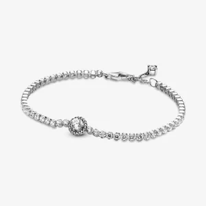 (image pour) Bracelet de tennis PANDORA Sparkling Halo - 599416C01