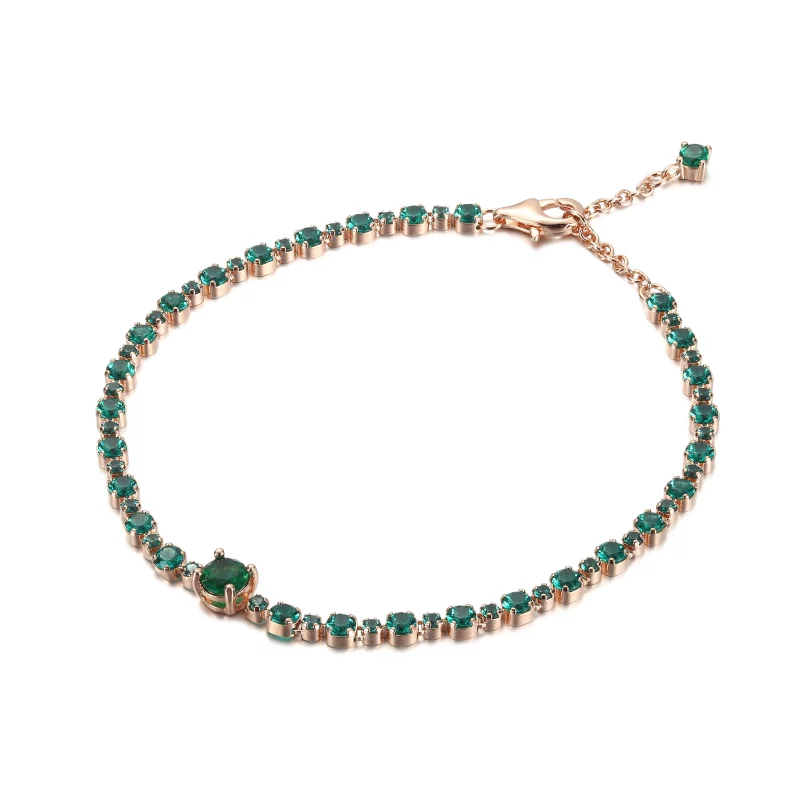 (image pour) Bracelet de tennis PANDORA étincelant avec pavé - 580044C01 - Afficher 2