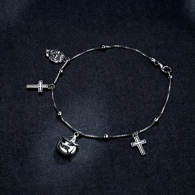 (image pour) Bracelet Halloween Joyeux en argent de style Pandora - BSB051 - Afficher 3