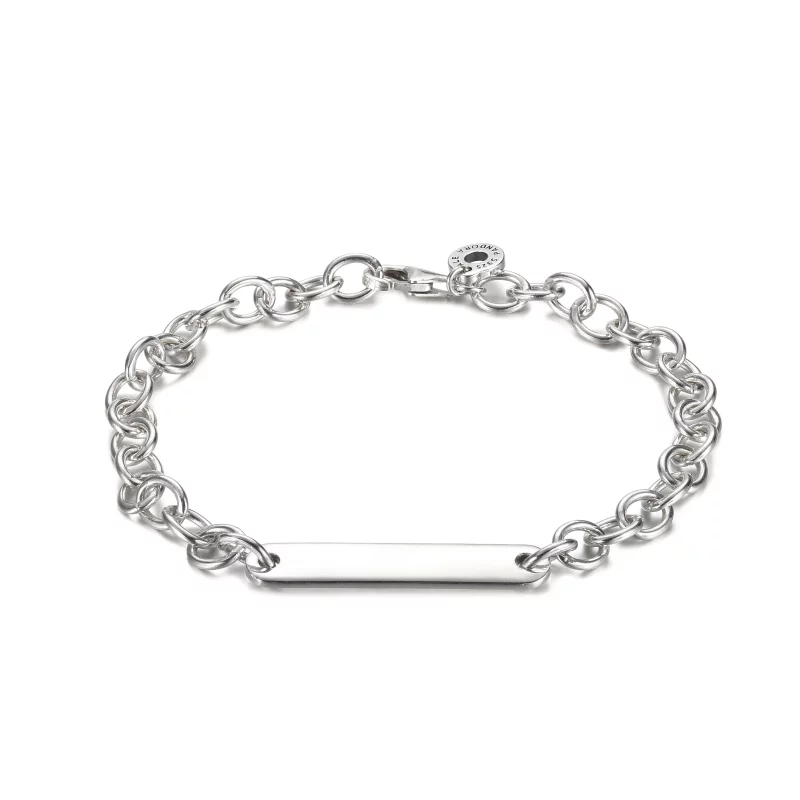 (image pour) Bracelet à maillons gravables PANDORA - 599523C00 - Afficher 2