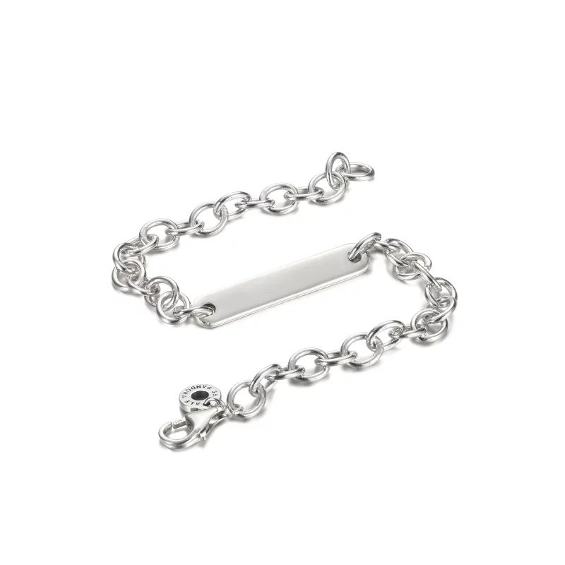 (image pour) Bracelet à maillons gravables PANDORA - 599523C00 - Afficher 6