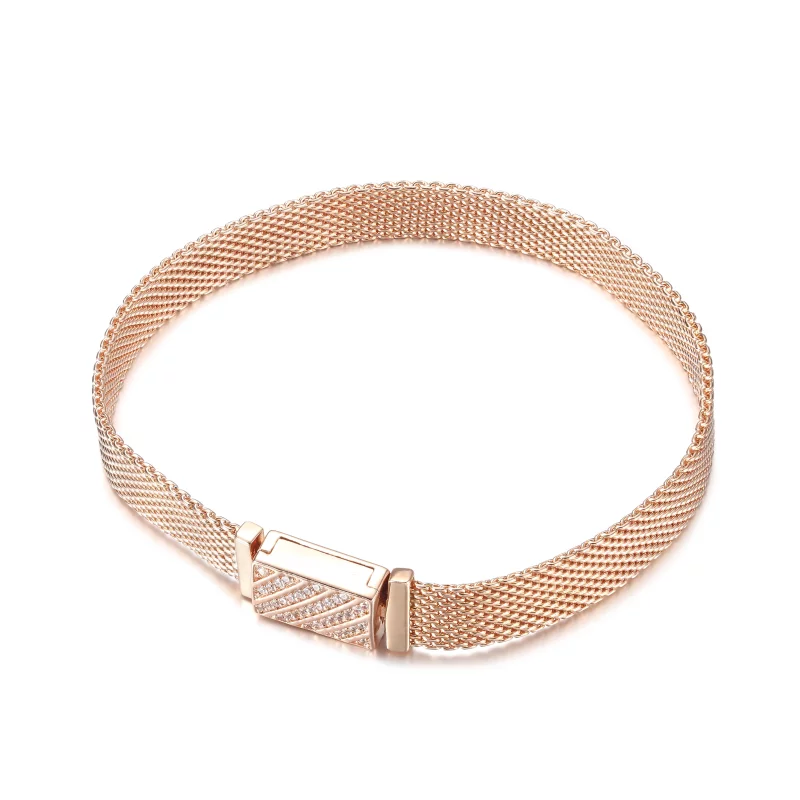 (image pour) Bracelet Pandora Reflexions à fermoir long pavé - 589358C01 - Afficher 2